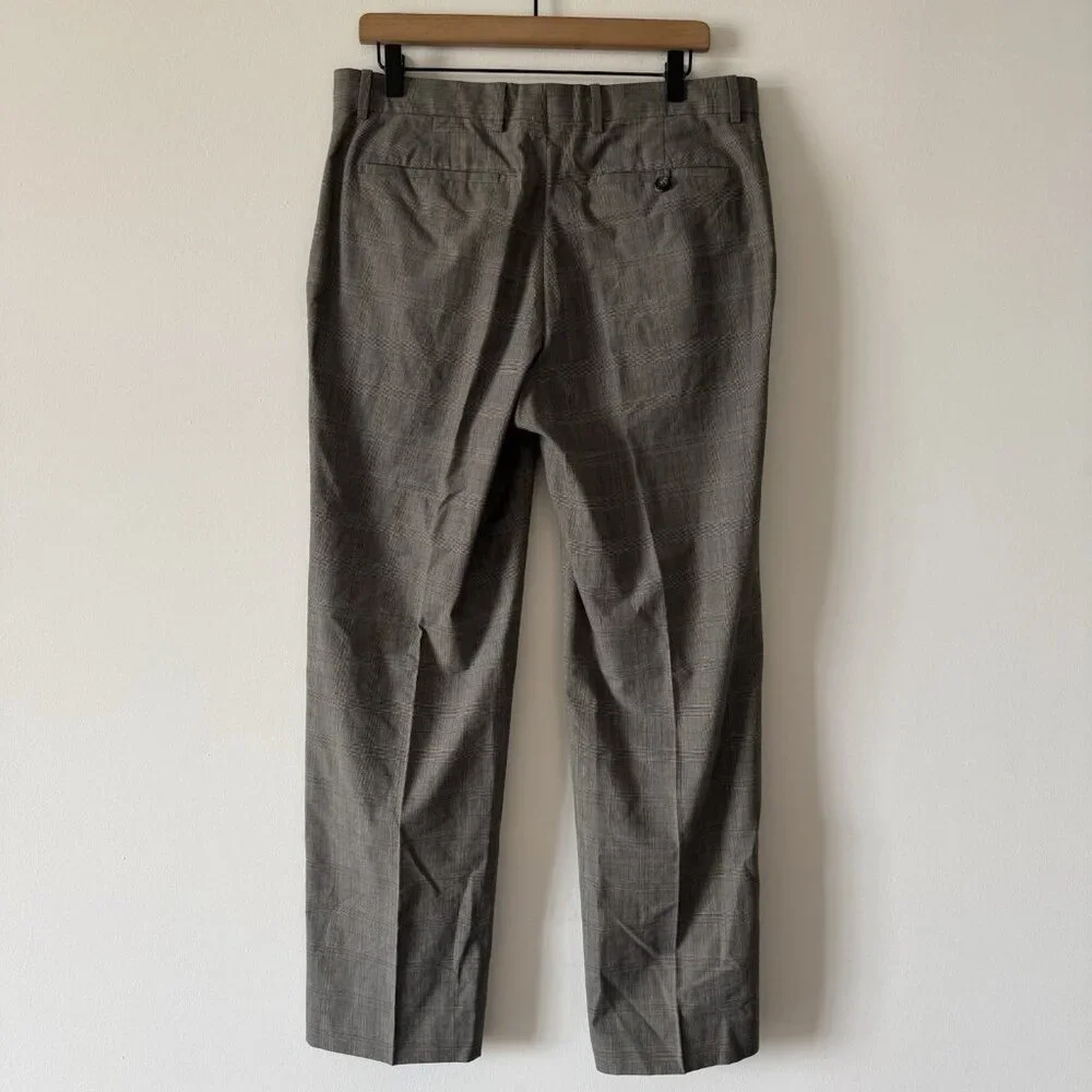 Banana Republic Dress Pants Mens 33X30 Brown 100% Cotton Modern Fit Office Event